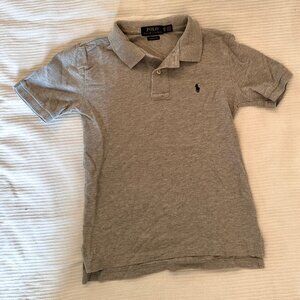 Ralph Lauren Polo Grey Polo Shirt Boys, Small/Petite